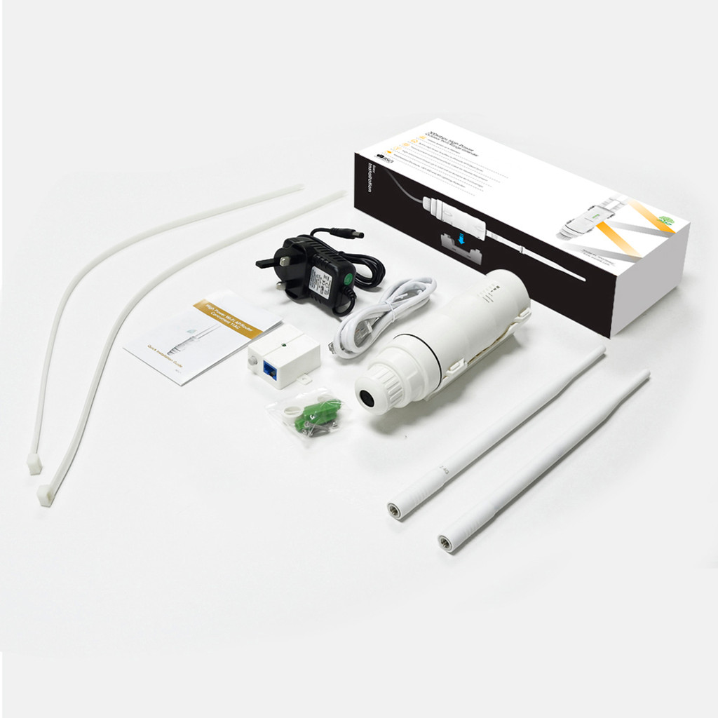 SILF wavlink WL-WN570HN2 300Mbps Outdoor Router High-gain 7dBi เสาอากาศหลายโหมดการทํางานรองรับ PoE P