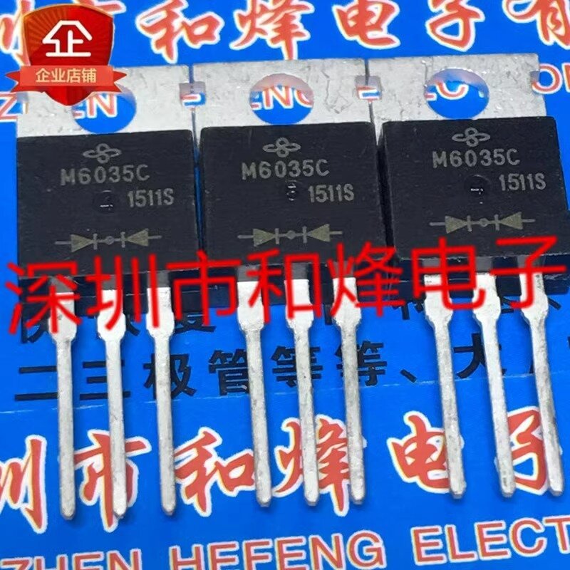 10 ชิ้น/M6035C TO-220 35V 60A TO-220F ส่วนประกอบอิเล็กทรอนิกส์พร้อมสต็อก