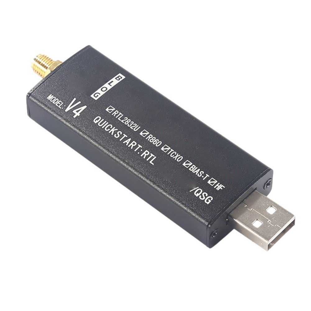 Bestshe1.th❤️RTL V4 R828D RTL2832U 1PPM TCXO ซอฟต์แวร์ Defined วิทยุพร้อมเสาอากาศ Dipole