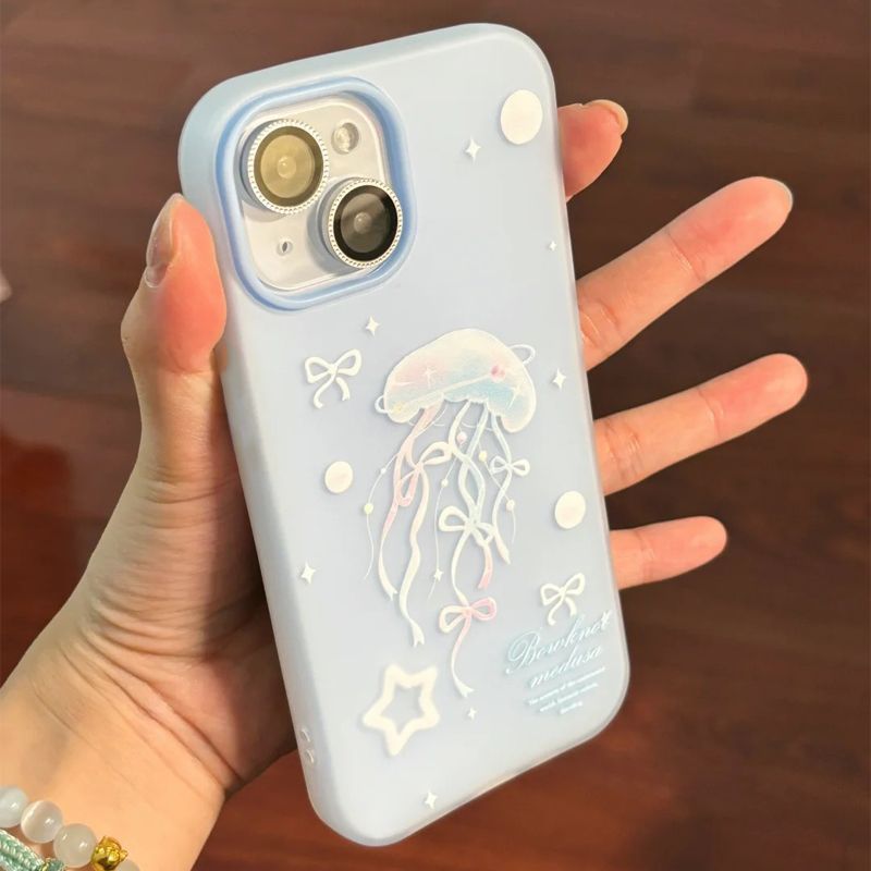 แมงกะพรุนน่ารัก 2 In 1 ปลอก Redmi A7 Pro 15C 15 Xiaomi 15T Poco F7 หมายเหตุ 14 13C C75 M7 Plus C85 1