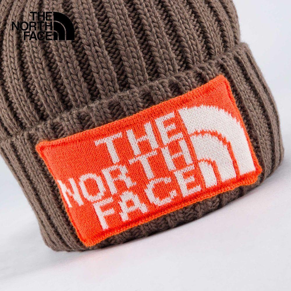 THE NORTH FACE قبعة بيني Heritage Ski Tuke — بني/برتقالي — صورة 6