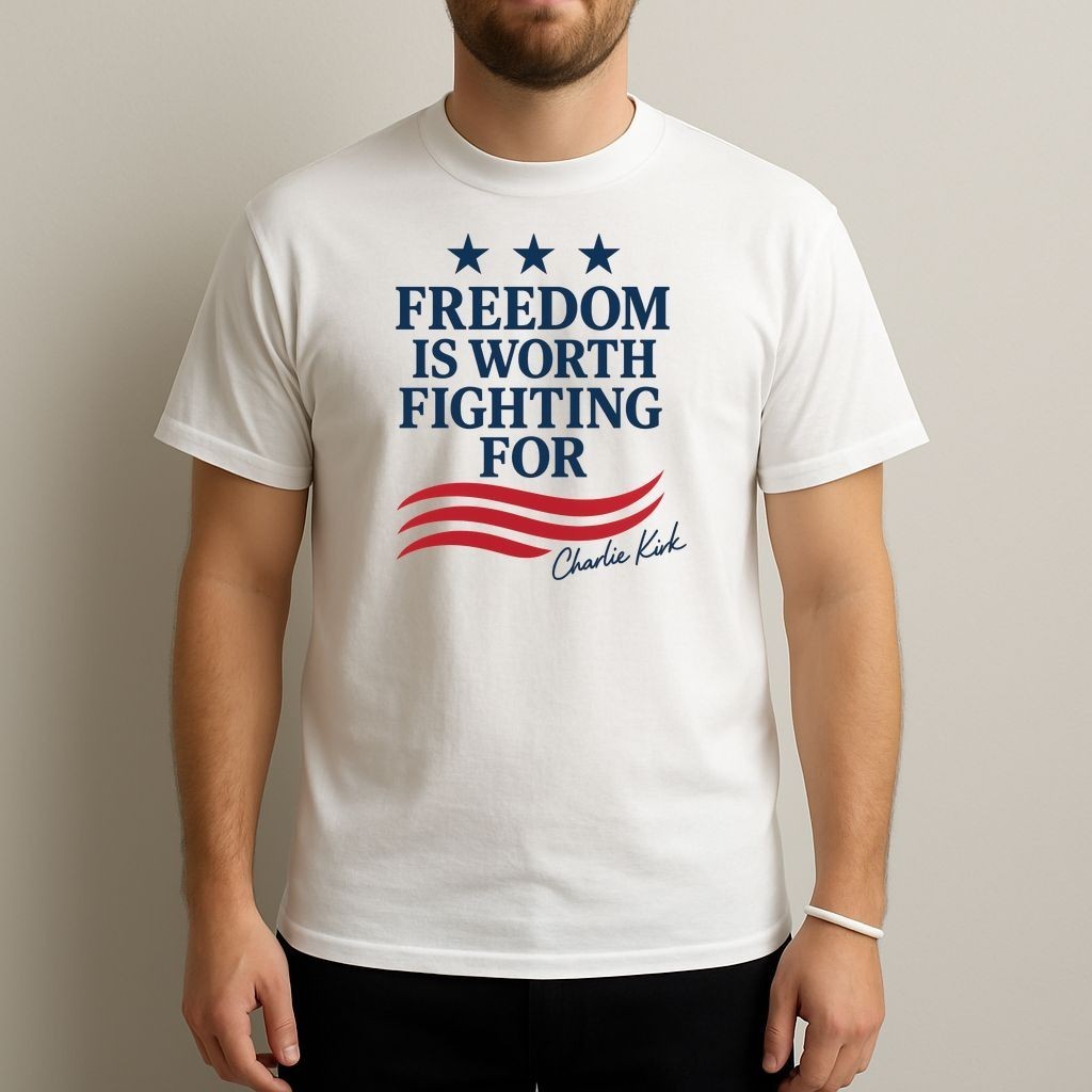 เสื้อ Charlie Kirk Freedom, เสื้อ Charlie Kirk, เสื้อยืด Charlie Kirk Freedom