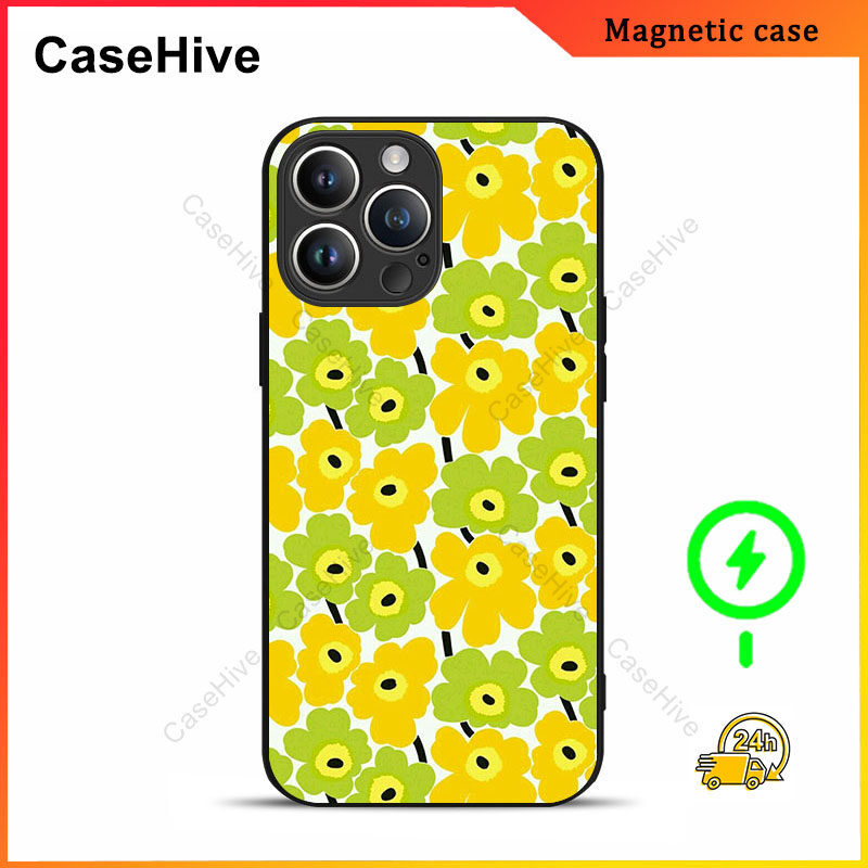 เคสโทรศัพท์ดอกไม้สําหรับ iPhone 17 Pro Max / iPhone 16 Pro Max / 15 Pro Max / 13 / Samsung Galaxy S2