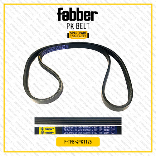 Fanbelt Fanbelt V เข็มขัดพัดลมพวงมาลัยพาวเวอร์ Mitsubishi L200 L 200 Strada 2.5 K64T/K74T 4PK1125 FA