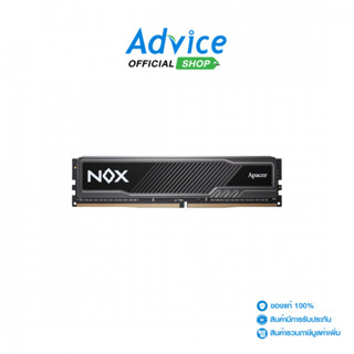APACER RAM (แรม) DDR4(3200) 16GB NOX BLACK (AH4U16G32C28YMBA…