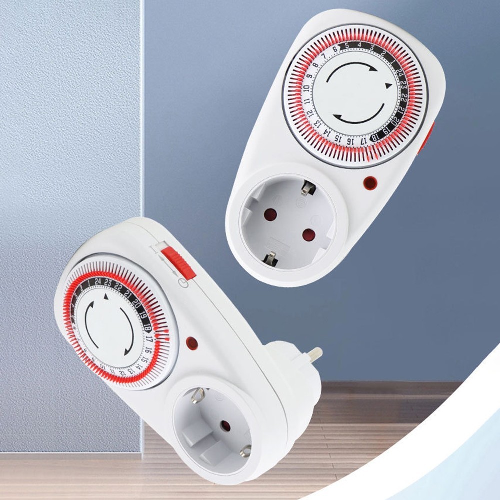 จัดส่งที่รวดเร็ว❤️ซ็อกเก็ตจับเวลาแบบกลไกสําหรับใช้งานในร่ม 24 ชั่วโมง 15Minute Time Programme 16A/36