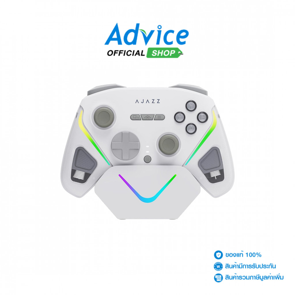 AJAZZ CONTROLLER WIRELESS GP100SET WHITE (BLUETOOTH/CHARGING DOCK) - A0171087