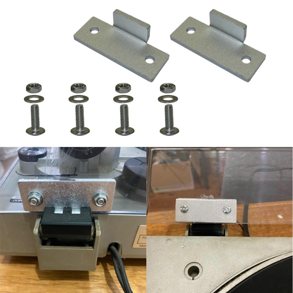 [HOT]สําหรับบานพับฝาครอบกันฝุ่น Turntable ทนทานสําหรับ Technics Models - ชุดติดตั้งง่าย!