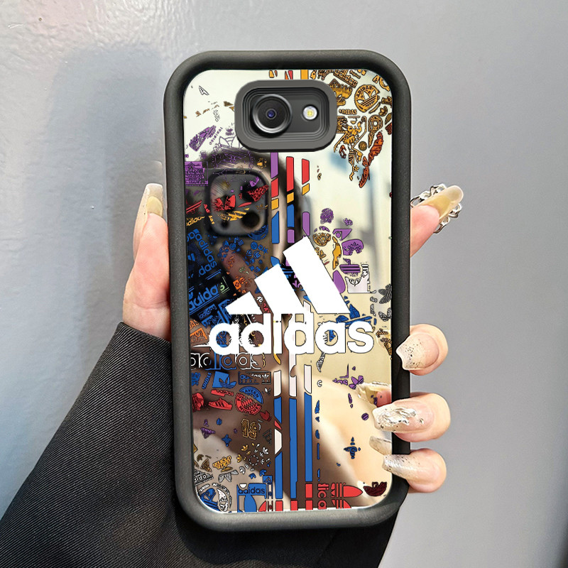 HP Samsung Galaxy J7 Prime J7 Pro J7 2018 เคสโทรศัพท์ Small Icon Pattern Case Mirror Case Cesing Sil