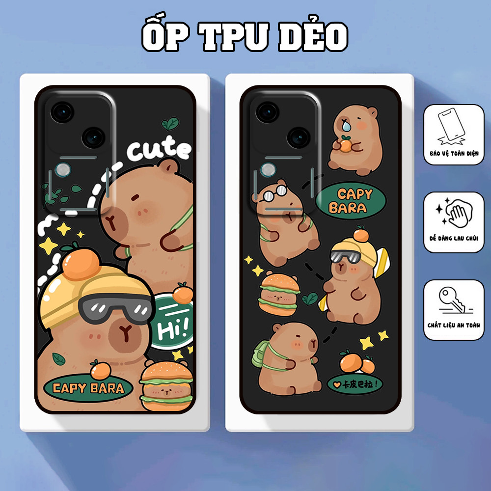 เคส Vivo V30 5G / V30e 5G พิมพ์ลาย capy bara น่ารัก