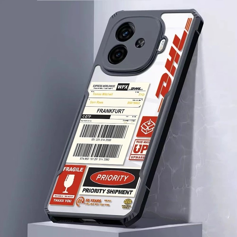 CASE CLEAR MOTIF FUSION SHOCKPROOF สําหรับ INFINIX 4 5 6+ 7 8 9 9 HD 10 PLUS HD ZERO 8 ZERO 20 ZERO 