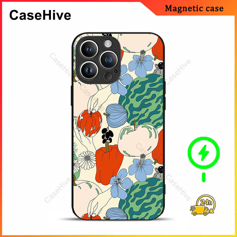 เคสโทรศัพท์ดอกไม้สําหรับ iPhone 17 Pro Max / iPhone 16 Pro Max / 15 Pro Max / 13 / Samsung Galaxy S2