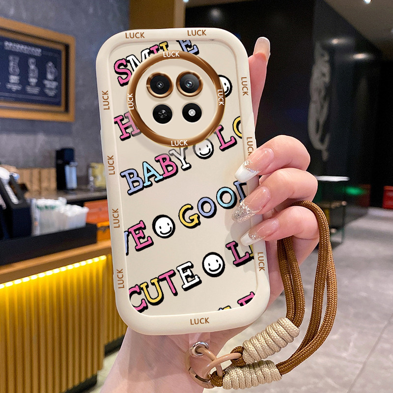 Realme 12 5G 13 5G C65 5G Narzo 70X 5G Narzo N65 5Gแฟชั่นพร้อมเชือกเส้นเล็ก