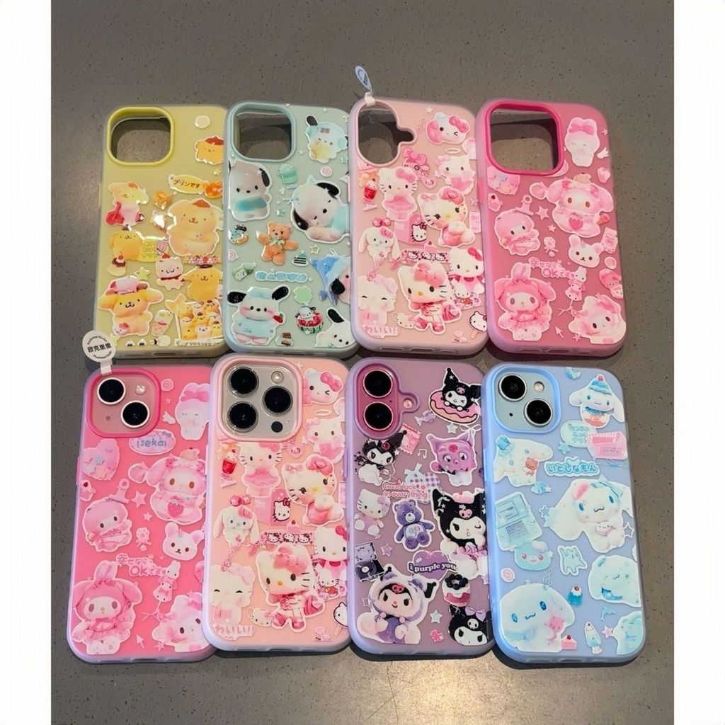 Jelly Color 2 In 1 Sanrio Case Vivo V60 Lite Y29 Y19S Pro Y400 Iqoo Z10 Lite Z10R Case