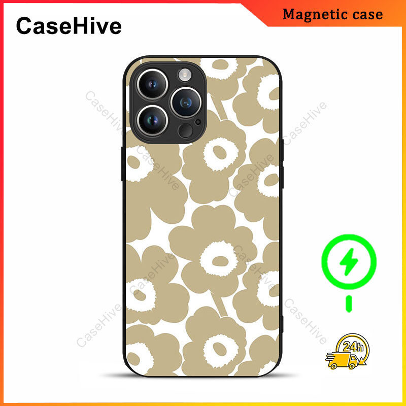 เคสโทรศัพท์ดอกไม้สําหรับ iPhone 17 Pro Max / iPhone 16 Pro Max / 15 Pro Max / 13 / Samsung Galaxy S2