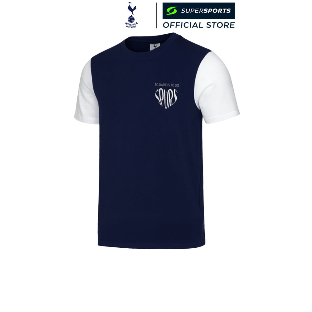 SPURS Two-Tone เสื้อยืดผู้ชาย สีกรมท่า