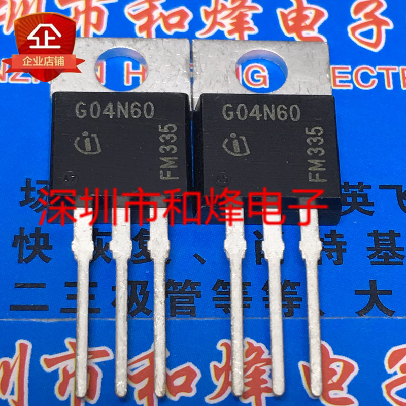 5 ชิ้น/G04N60 SGP04N60 โกดังนําเข้าพร้อมสต็อก TO-220 MOS Field Effect Tube 600V 4A ภาพจริง
