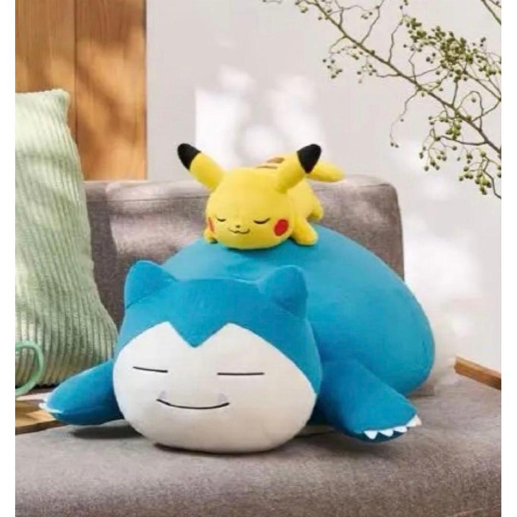【Direct from Japan】Pokemon Ichiban Kuji B รางวัล Snorlax & ของเล่นตุ๊กตา Pikachu【Japan Exclusive】