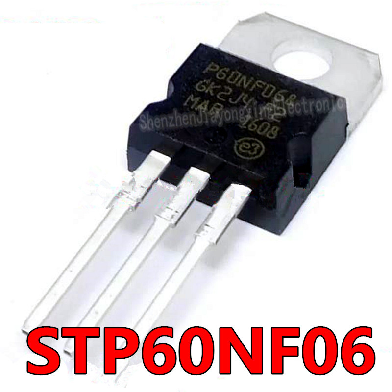 10PCS STP60NF06 TO220 P60NF06 ถึง 220 STP60NF06L 60NF06 IC ใหม่และต้นฉบับ