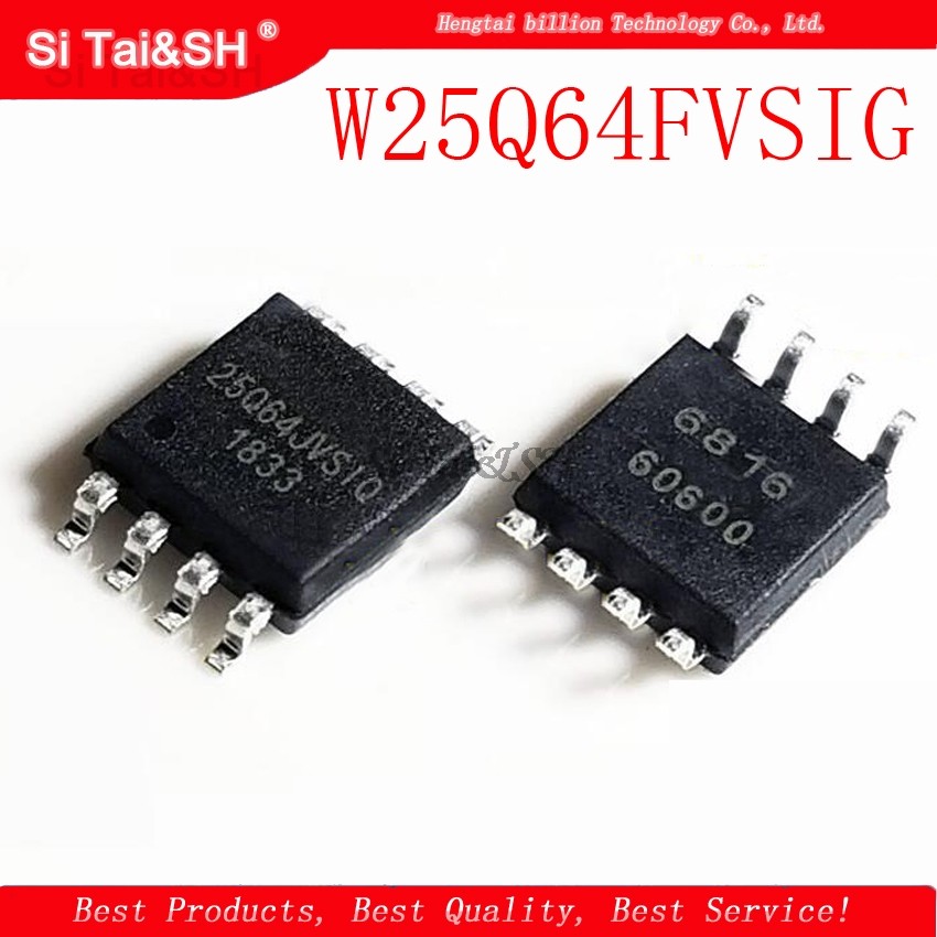 5 ชิ้น W25Q64FVSIG W25Q64FVSIG 25Q64FVSIG 25Q64FVSIG 25Q64FVS1G W25Q64 25Q64 SOP8 ใหม่เดิม