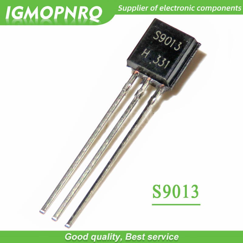 100PCS S9013 ถึง 92 9013 TO92 ทรานซิสเตอร์ไตรโอดใหม่