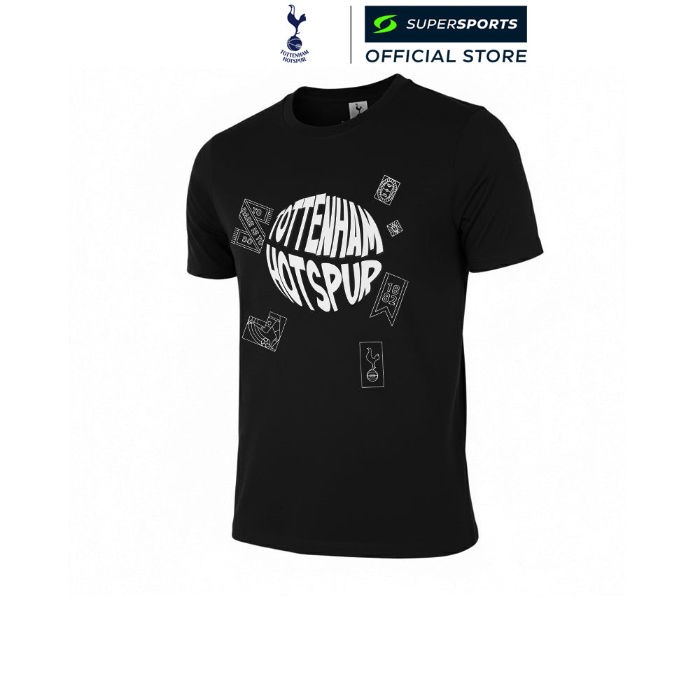 SPURS Graphic เสื้อยืดผู้ชาย สีดำ