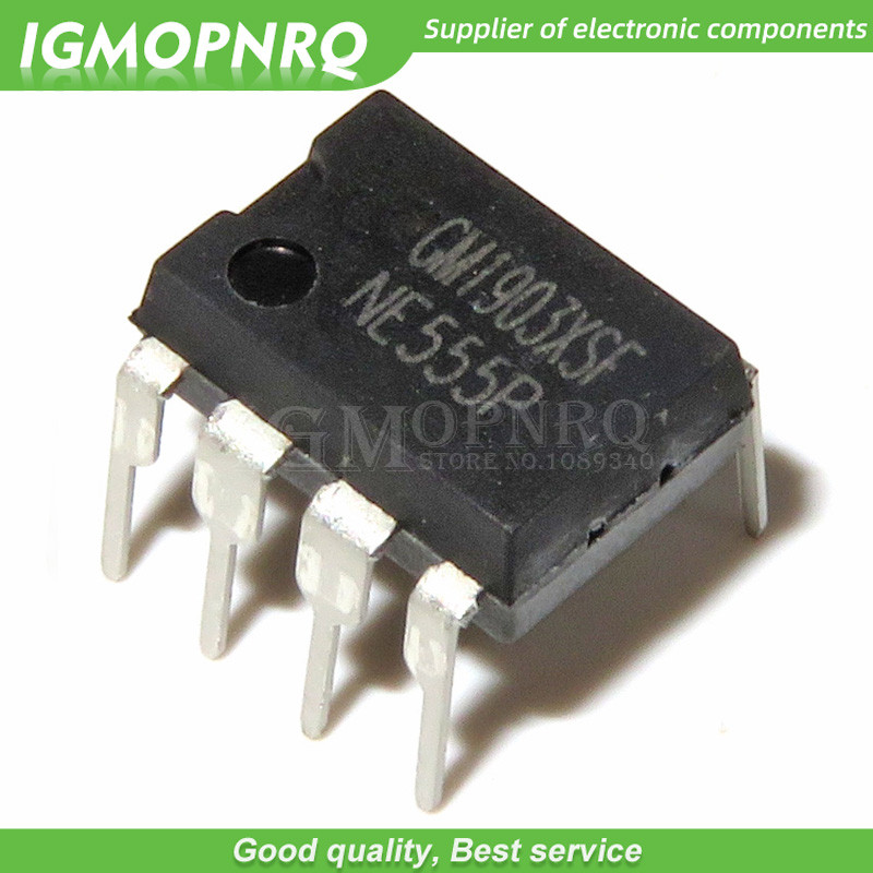 10PCS NE555P DIP8 NE555 DIP NE555N 555P DIP 8 IC ใหม่และต้นฉบับ