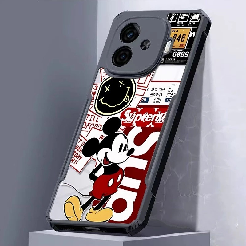 CASE CLEAR MOTIF FUSION SHOCKPROOF สําหรับ VIVO IQ00 Z5 IQ00 Z7 4G/T2 4G IQ00 Z8/IQ00Z8X 5G IQ00 Z9 