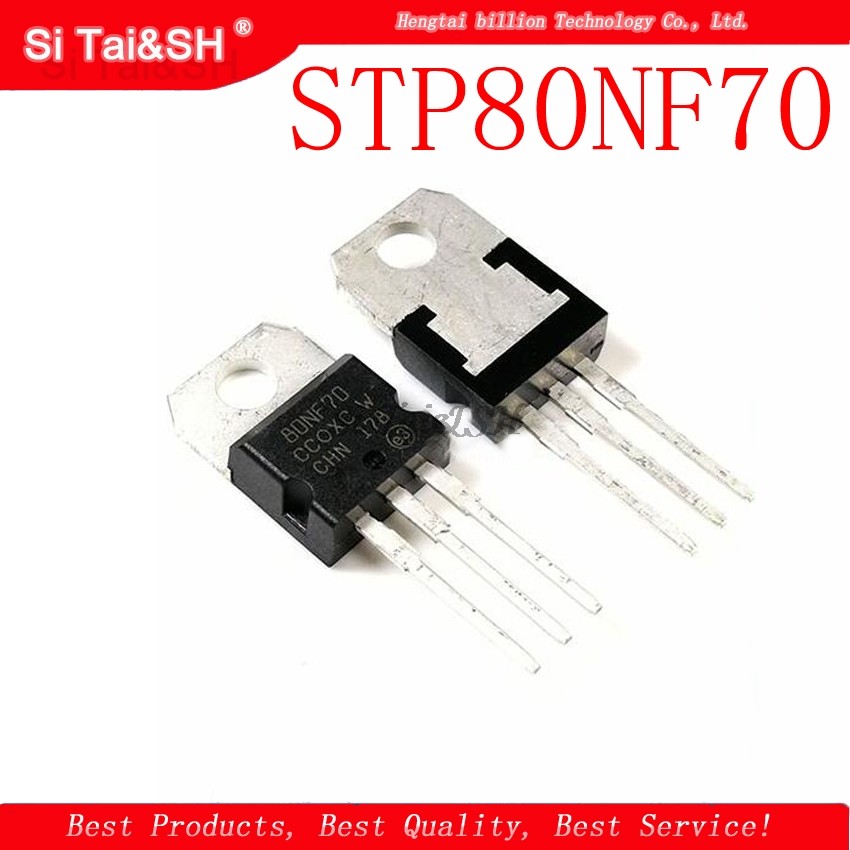 10 ชิ้น/ล็อต STP80NF70 80NF70 TO 220 MOSFET controller 80A 70V EMU เดิมแท้