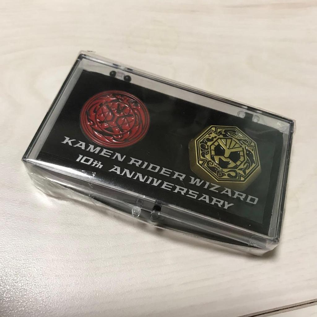 【Direct from Japan】ชุดเข็มกลัดโลหะ Kamen Rider Wizard จาก Kamen Rider Store【Japan Exclusive】