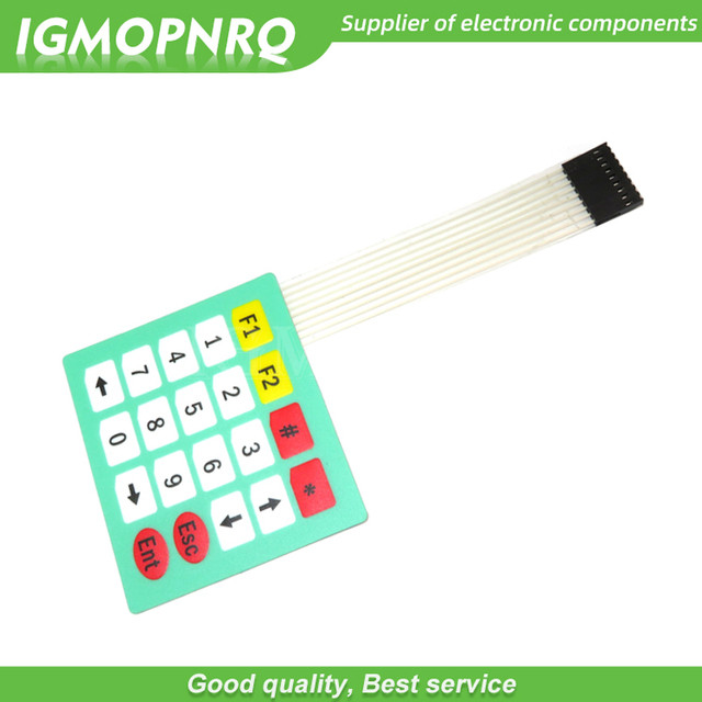 4 12 16 20 คีย์ 1*4 4*3 4*4 4*5 สวิตช์เมมเบรนปุ่มกด 1x4 3x4 4x4 4x5 Matrix Array Matrix Matrix Matri