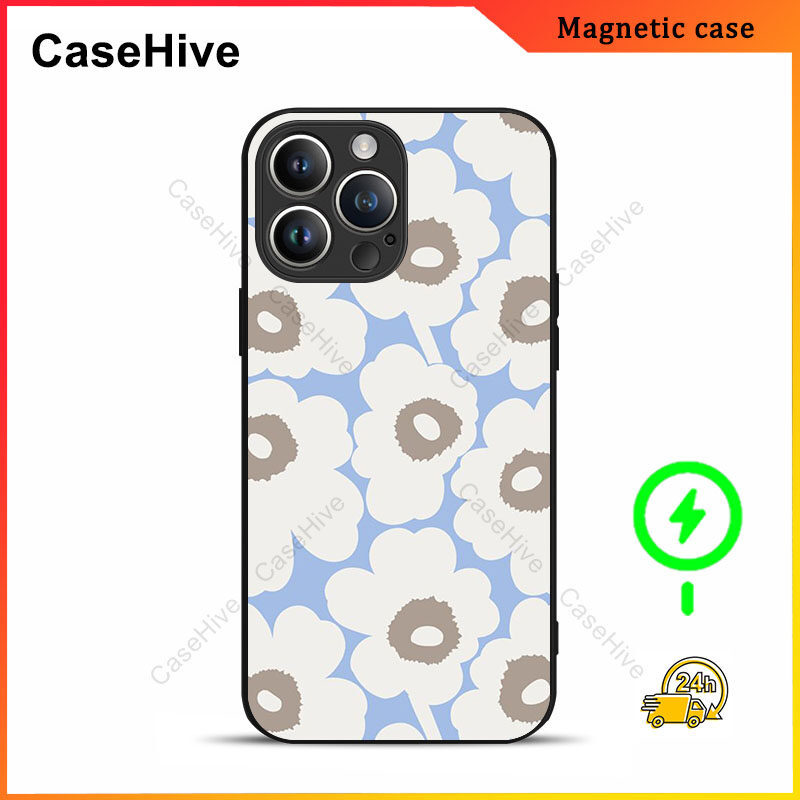 เคสโทรศัพท์ดอกไม้สําหรับ iPhone 17 Pro Max / iPhone 16 Pro Max / 15 Pro Max / 13 / Samsung Galaxy S2