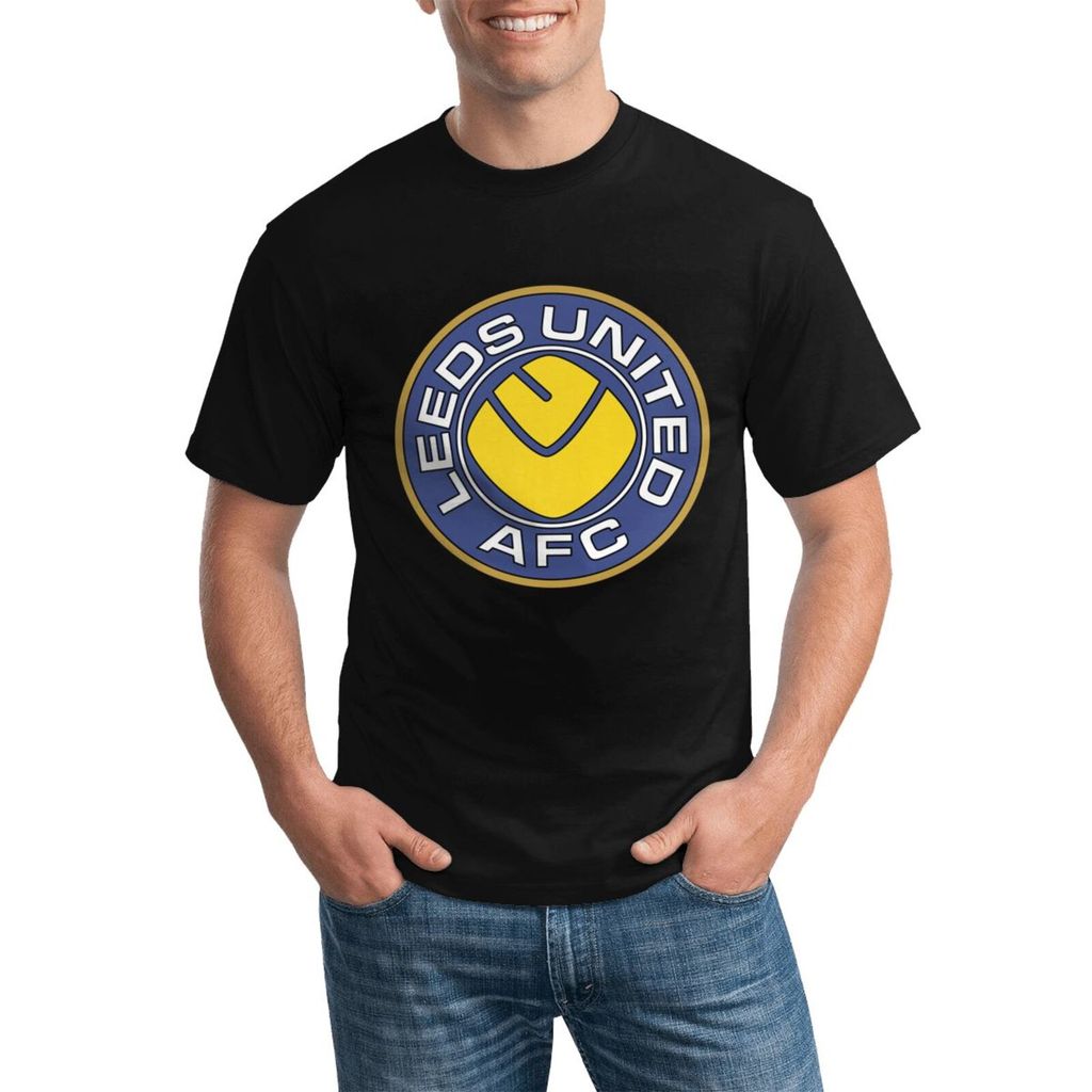 Leeds United Afc เสื้อยืดผ้าฝ้ายไซส์ใหญ่มีสไตล์สําหรับสวมใส่ทุกวัน