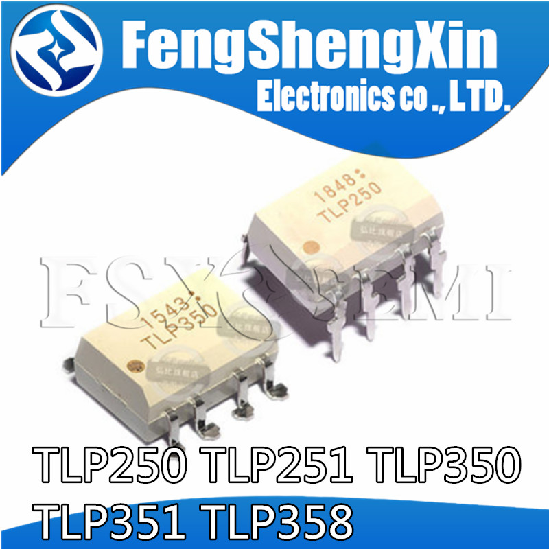 10 ชิ้น/ล็อต TLP250 TLP251 TLP351 TLP350 TLP358 DIP-8 SOP-8 Optoisulator photoelectric coupler IC