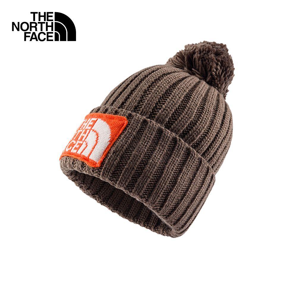 THE NORTH FACE قبعة بيني Heritage Ski Tuke — بني/برتقالي — صورة 3