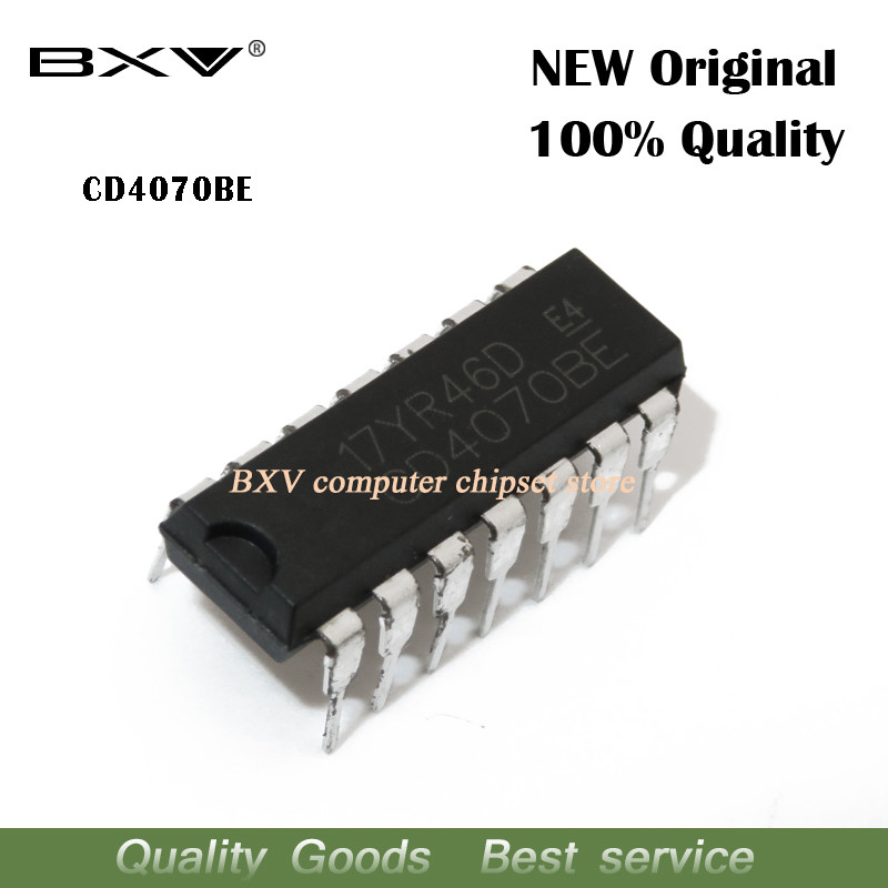 CR-10PCS CD4070BE DIP14 CD4070 DIP 4070BE DIP 14 ใหม่ IC เดิม