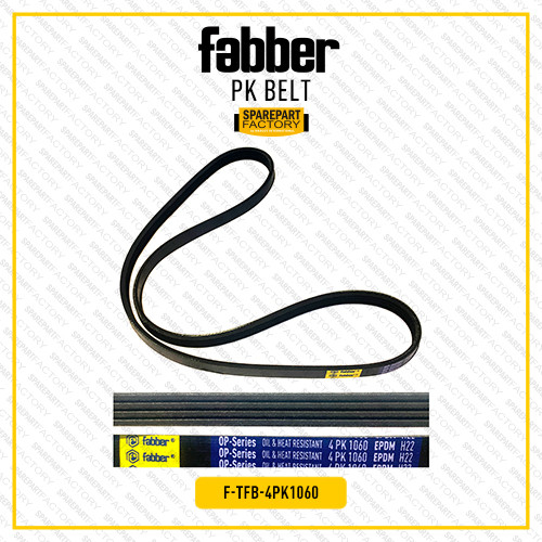 Fanbelt Fanbelt สายพาน V สายพานพัดลม APV Arena/Accord 4PK1060 FABER