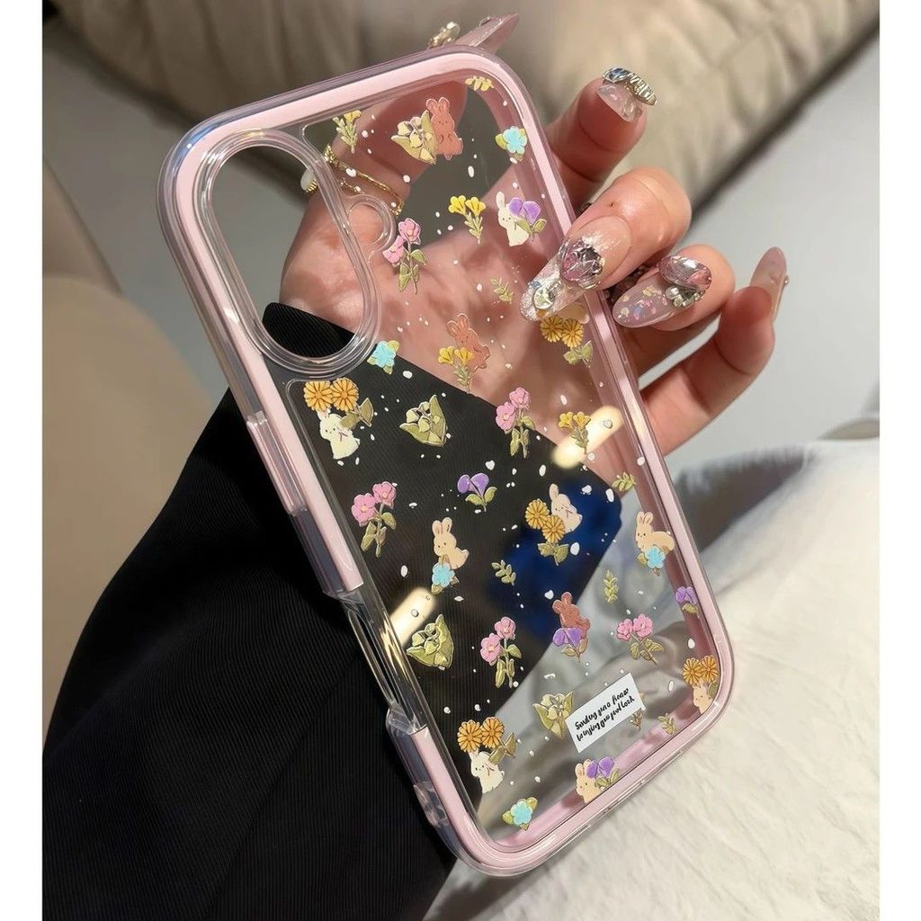 เคสดอกไม้กระต่ายน่ารัก Hp Vivo Y500 IQOO Z11 Z11X Y11d T5 Pro 5G V60 Lite Y21d Y400 Y29 V50 V40 Lite