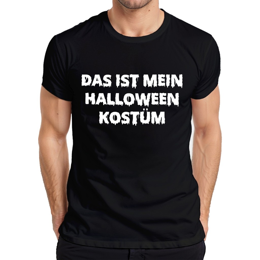 This Is My Halloween Costume Funny Saying Fancy Dress เสื้อยืดบุรุษที่น่ากลัว