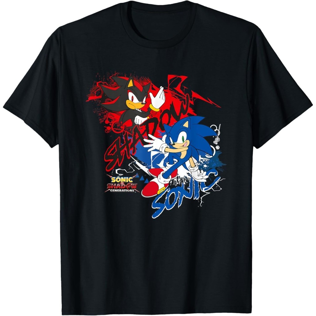 เสื้อยืด Sonic The Hedgehog Sonic X Shadow Generations Shadow & Sonic