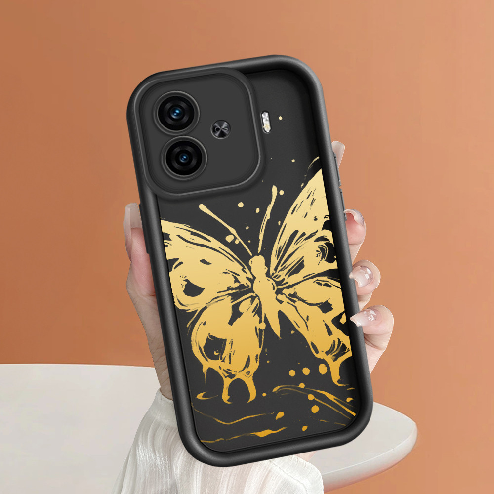 HP เคสโทรศัพท์สําหรับ VIVO iQOO Z9 5G กรณีปกป้องโทรศัพท์ TY DLJ C8-2041 ผีเสื้อ