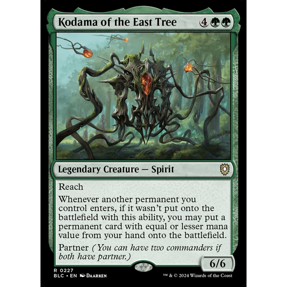 Kodama of the East Tree - หายาก - ปกติ - BLC - 227 - (หายาก,Mythic) - Magic The Gathering