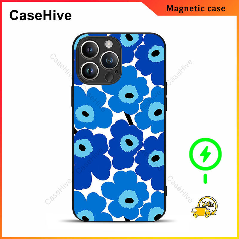 เคสโทรศัพท์ดอกไม้สําหรับ iPhone 17 Pro Max / iPhone 16 Pro Max / 15 Pro Max / 13 / Samsung Galaxy S2