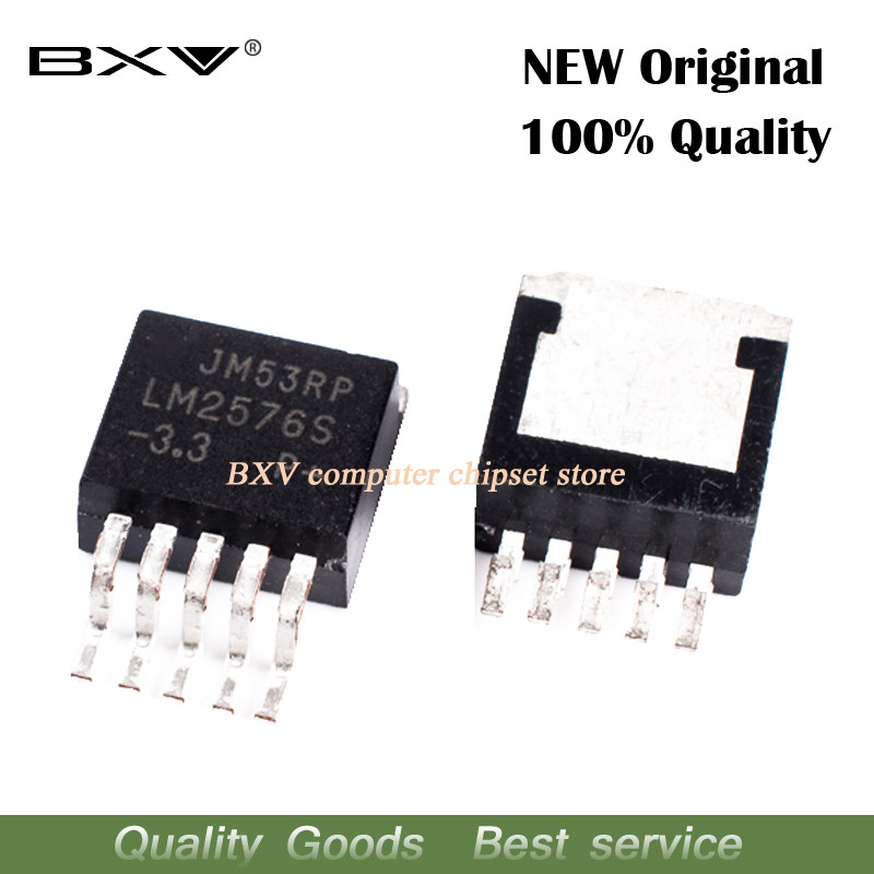 CR-10PCS/LOT ใหม่ LM2576S 3.3 LM2576S LM2576 2576 Buck regulator TO 263 IC