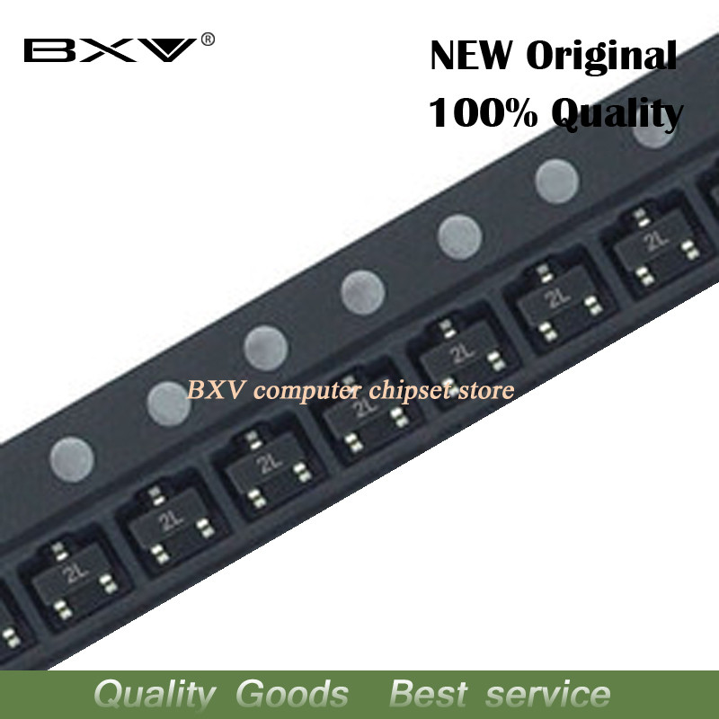 CR-100PCS 2N5401 2L MMBT5401 2L SOT23 3 SOT23 ทรานซิสเตอร์ SMD ใหม่เดิม