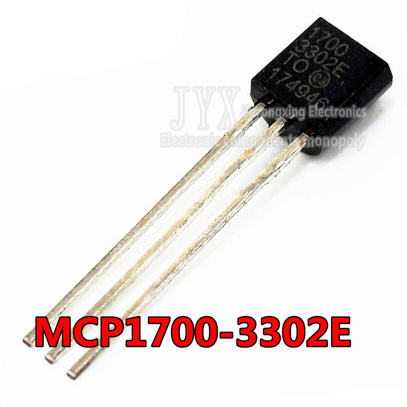 10PCS MCP1700 3302E TO92 MCP1700 3302E/TO MCP1700 3302E ถึง 92 ใหม่เดิม