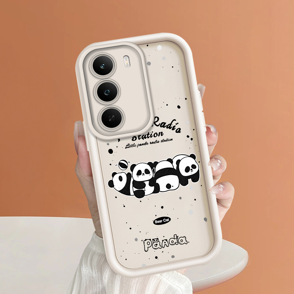 ปลอก Hp สําหรับ Realme C71 C73 เคส Kesing ปกป้องโทรศัพท์ TY DLJ C82629 panda