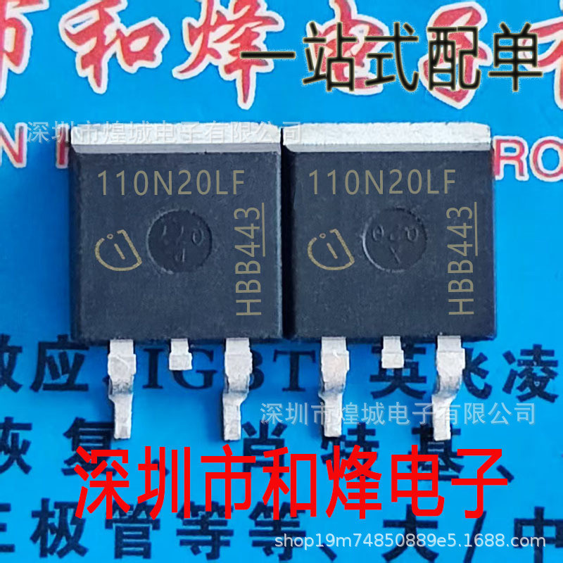5 ชิ้น/IPB110N20N3LF 110N20LF TO-263 Patch 200V 88A MOS Field Effect Management Ready Stock