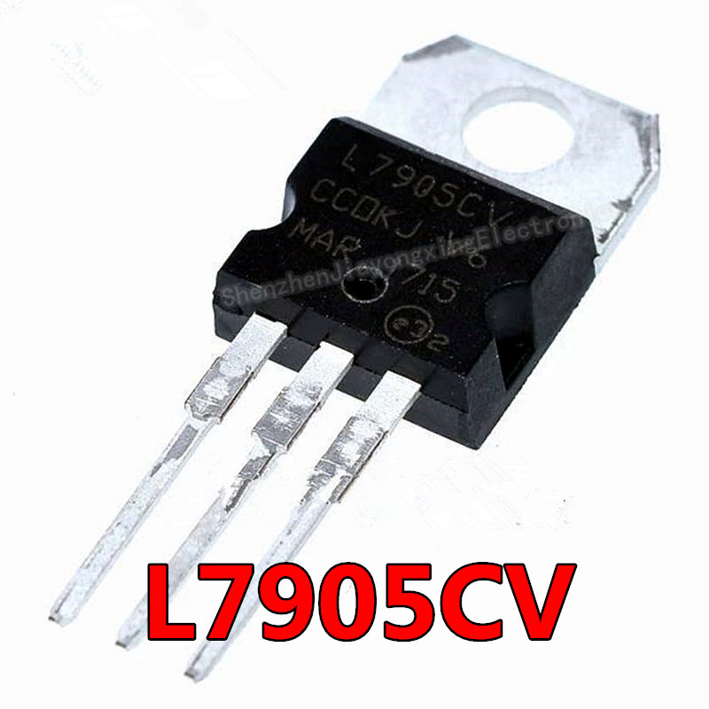 10PCS L7905CV L7905 TO220 7905 LM7905 MC7905 ถึง 220 ชิปเซ็ต IC ใหม่และต้นฉบับ