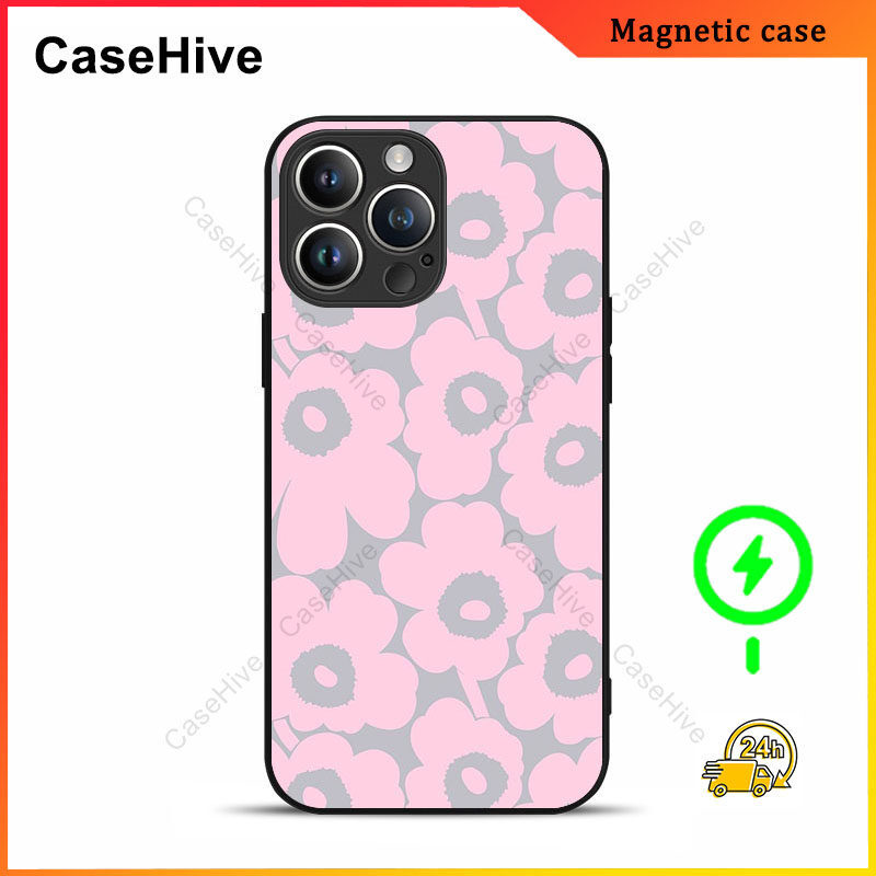 เคสโทรศัพท์ดอกไม้สําหรับ iPhone 17 Pro Max / iPhone 16 Pro Max / 15 Pro Max / 13 / Samsung Galaxy S2